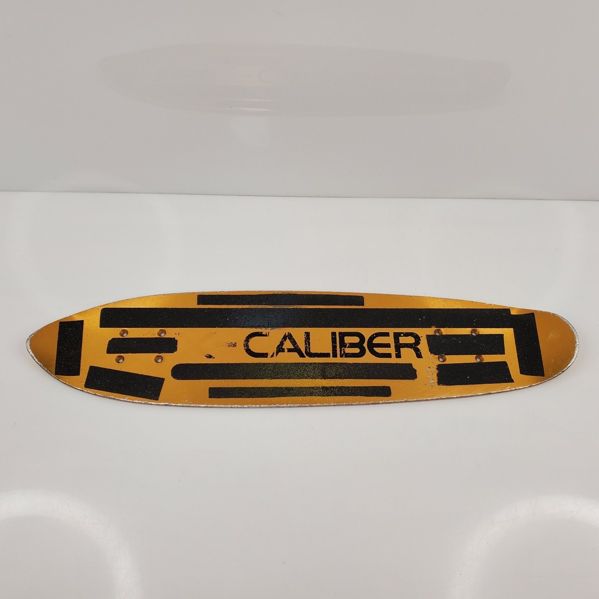 Rare Vintage X-Caliber Skateboard Sidewalk Surfer Deck Gold