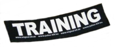1 Paar Julius K9-Logos ''Training'' klein