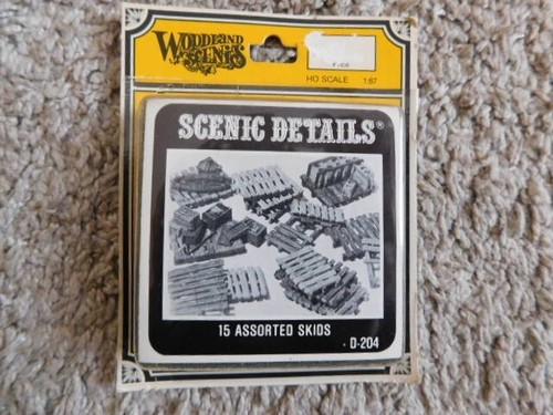 Woodland Scenics HO #D204 Assorted Skids Kit