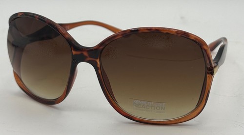 Kenneth Cole Reaction Womens Plastic Sunglass Tortoise Brown, KC1231 56F - Picture 2 of 15