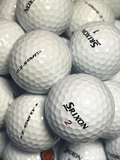 6 Dozen Near Mint AAAA White Srixon Z-Star Used Golf Balls..Z-Star X & XV incld.
