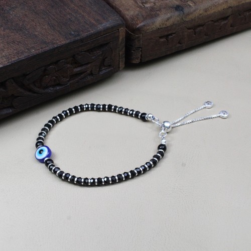 Bracelet De Protection Nazariya (mauvais œil) En Argent 925 - 2 Pièces, Neuf, Pour Enfant