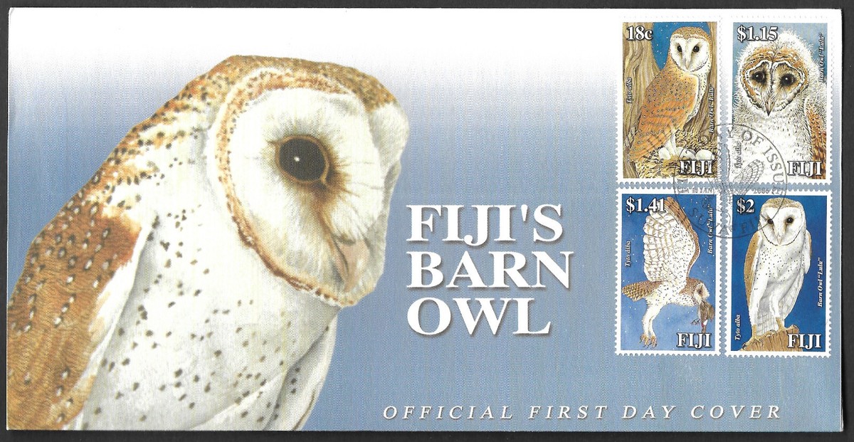 Fiji birds 2006 barn owl FDC | eBay
