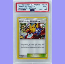 Pokemon Champions Festival German Promo SM78 Worlds 2017 PSA 9 MINT  on eBay