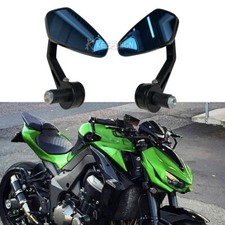 For KAWASAKI Z750 Z800 Z900 Z1000 7/8" Motorcycle Handlebar End Mirrors Black