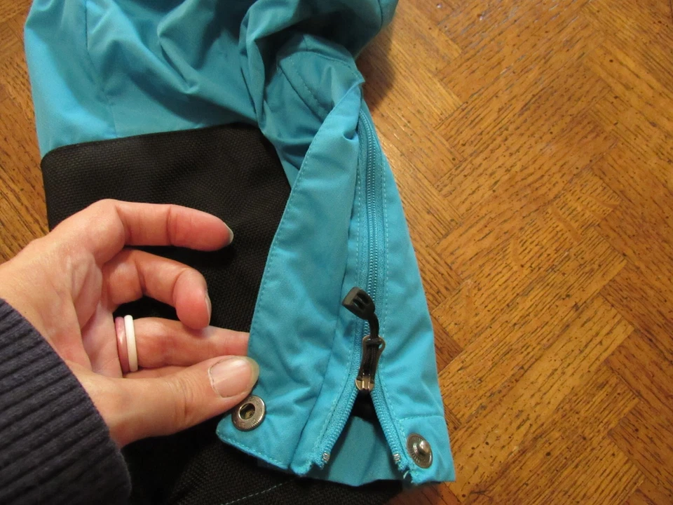 Pantalones de nieve REI para niñas XS 6-7 verde azulado Foto 4 de 4