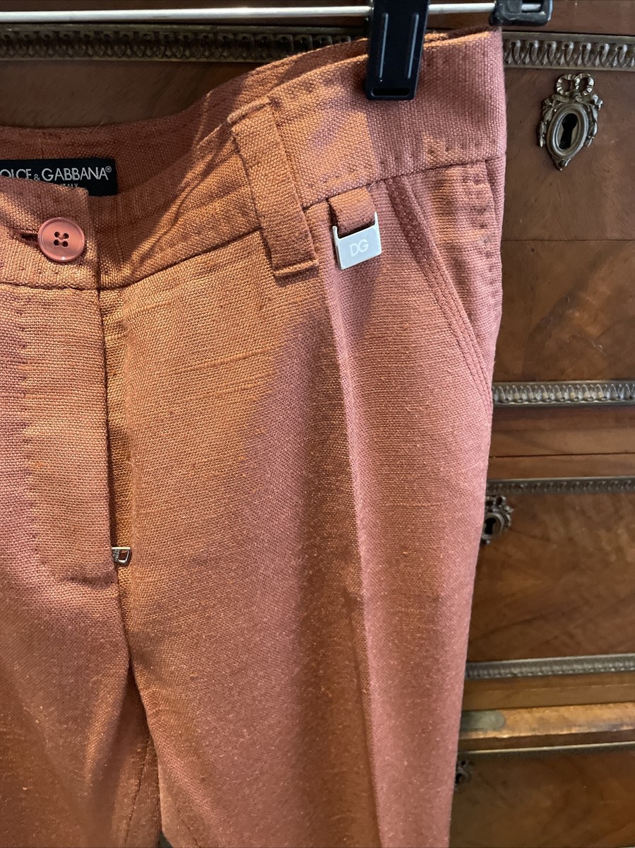 100% authentic Dolce & Gabbana 100% Silk dress pants size 40 | eBay display picture 1
