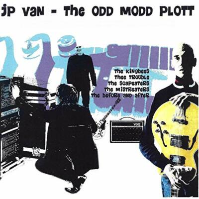 JP VAN ~ The Odd Modd Plott ~ 2017 Belgian 10'' BLUE VINYL EP ~ Garage Rock ~MINT