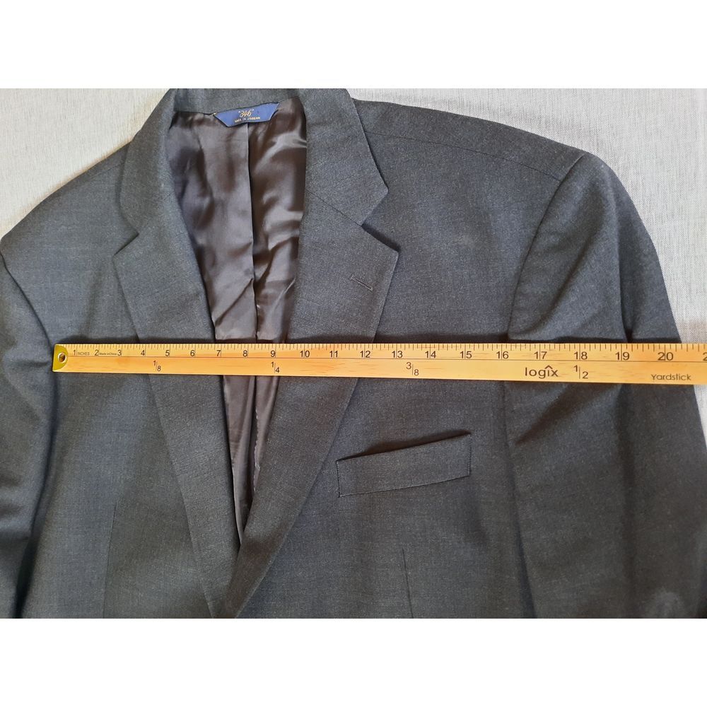 Brooks Brothers 346 Men 48R Stretch Padded Shoulder Single Breasted Wool Blazer thumbnail 6