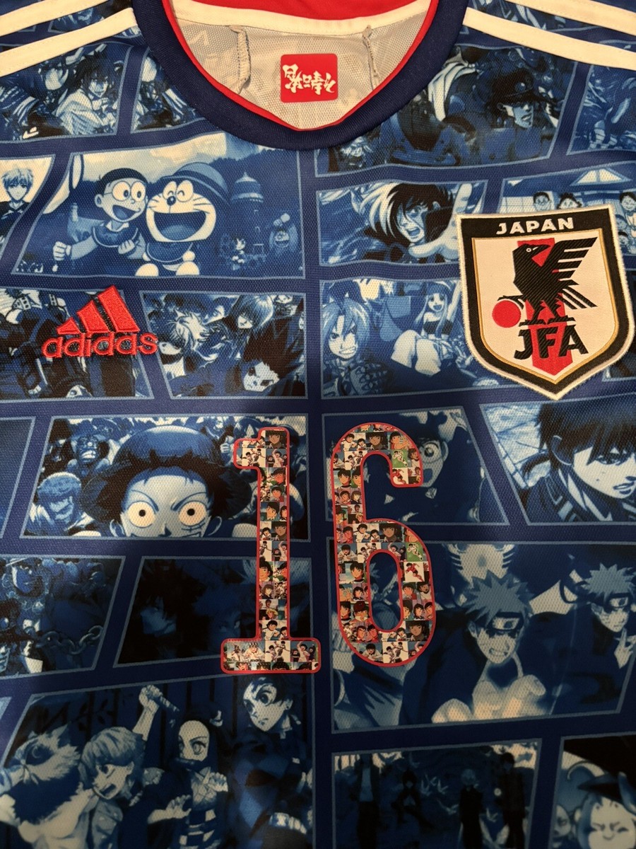 サッカー日本代表ユニフォーム　アニメ　オールスター サッカー日本代表ユニフォーム アニメ オールスター サッカー日本代表