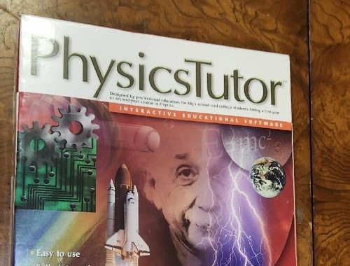 Physics Tutor Interactive Learning CD-ROM Windows 95 98 Brand New Sealed 1999 - Picture 3 of 9