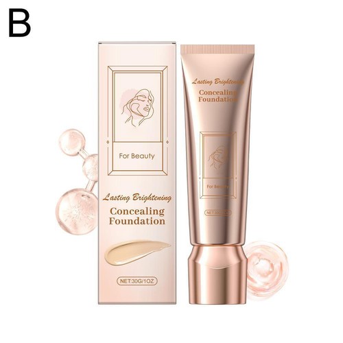 ☮Matte Wear Full Coverage Brighten Liquid Foundation Makeup Concealer Base M9T9 - Picture 11 of 12