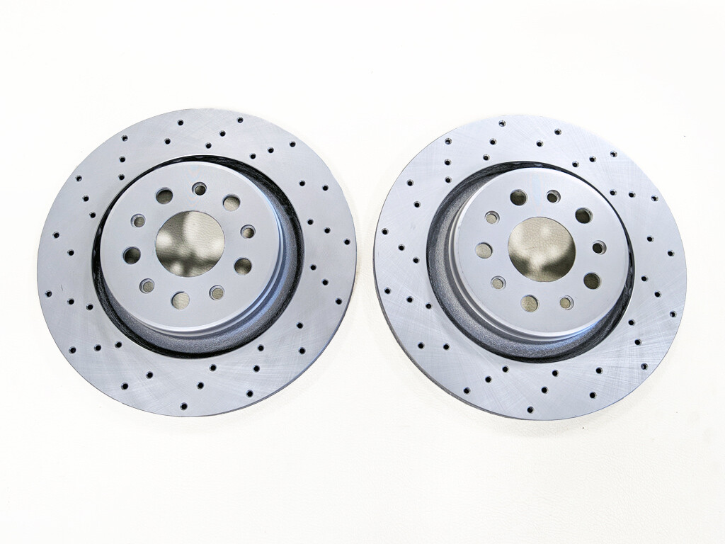 Maserati Levante S Rear Brake Rotor Pair 670105706 670032414 awitalian.com
