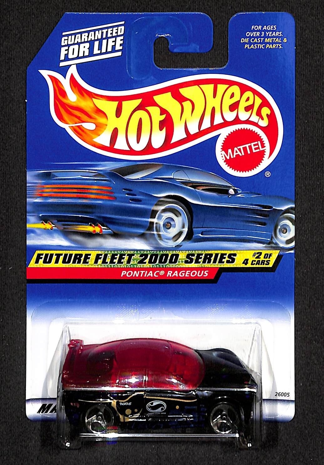 Mattel Hot Wheels Future Fleet 2000 Series Pontiac Rageous #002