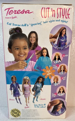 Barbie amiga de Barbie Cut 'N Style Teresa 2002 crecer y cortar el pelo - Mattel 56893 - Imagen 6 de 6