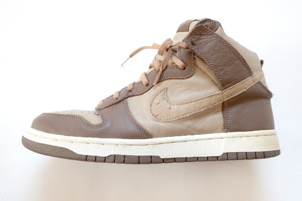2001 Nike Dunk High Plus B Stussy US11 29cm 302763-221 Ostrich