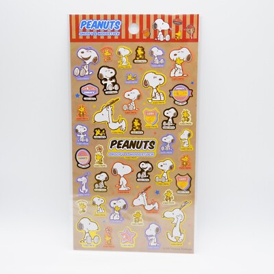 Sanrio JAPAN X Peanuts Snoopy & Woodstock 2021 Stickers Sheet