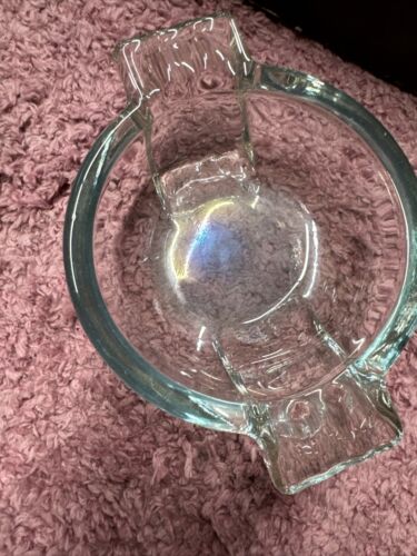 Vintage Federal Glassware COLOR KING Sapphire ASHTRAY Set Original Box - Picture 7 of 7
