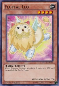 Fluffal Leo - NECH-EN015 - Common - 1st Edition x3 - Near Mint