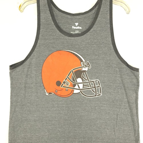 Cleveland Browns Mens Tank Top T Shirt Size L Large Fanatics NFL Official #P38 - Picture 2 of 8