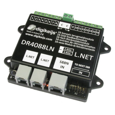 Digikeijs DR4088LN-GND 16 Channel Occupancy Feedback Detector For 3 Rail Marklin
