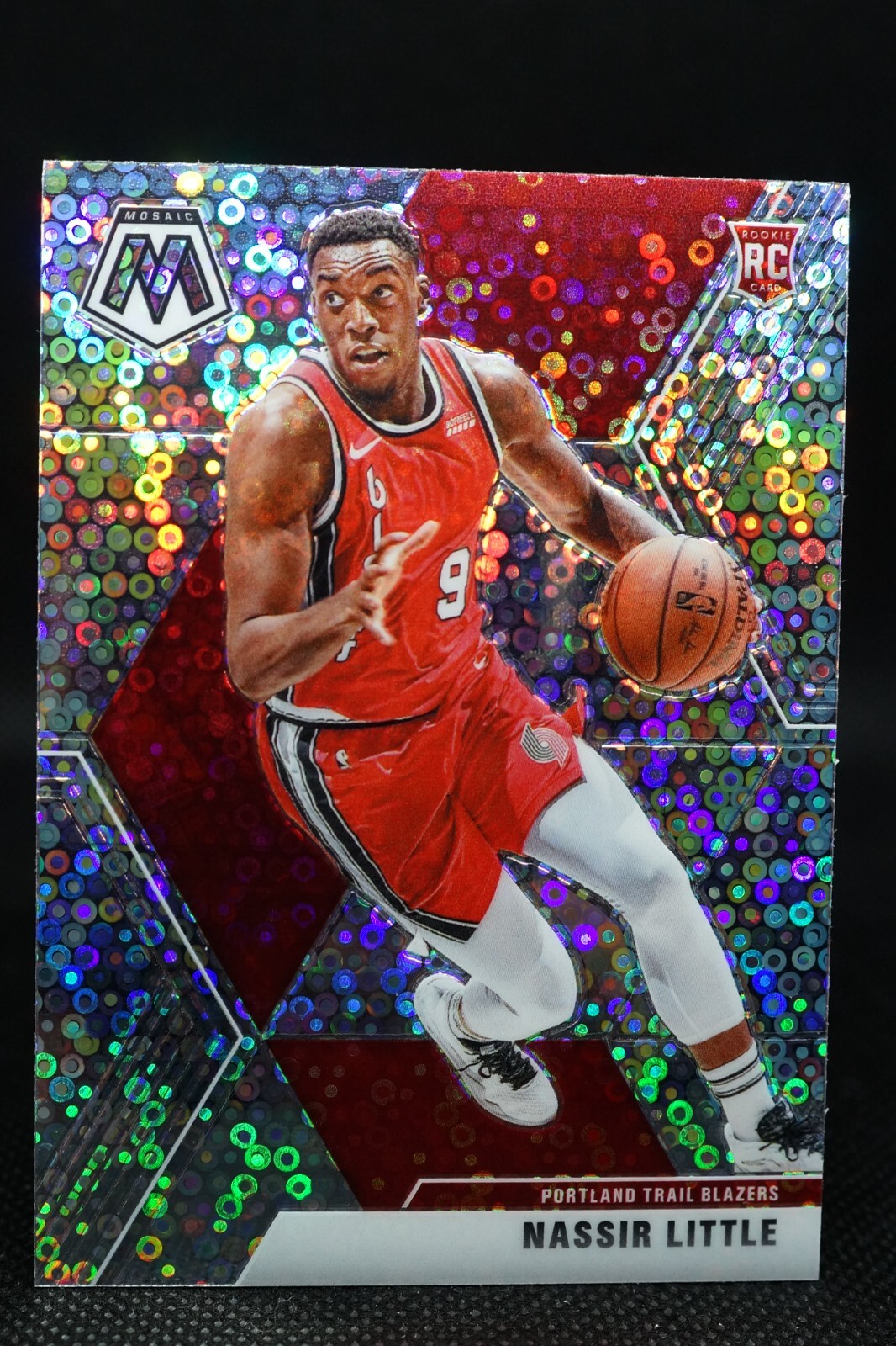 2019 NBA Panini Mosaic Rookie Fast Break Silver Prizm Nassir Little #247 Rookie