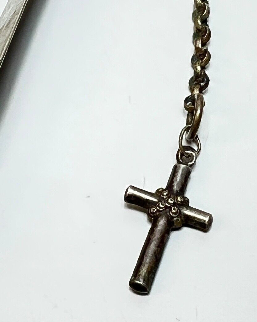 Napoleon Wars French Silver Pocket Watch Chatelain Hook Figure Rooster With Horn