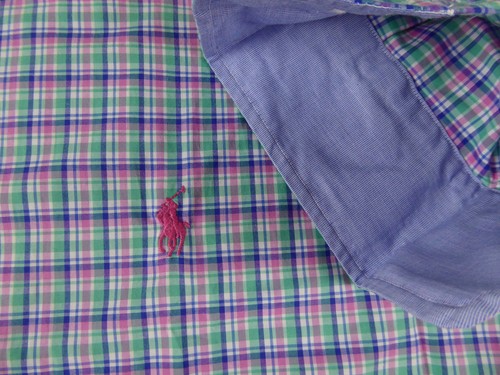 Camisa a cuadros elástica Polo Ralph Lauren LS 100 % algodón $89 - $98 nuevo con etiquetas cuello extendido - Imagen 14 de 17