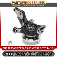 Conjunto de cojinete de nudillo de dirección delantero izquierdo y cubo de rueda para Nissan Versa 2013-2019