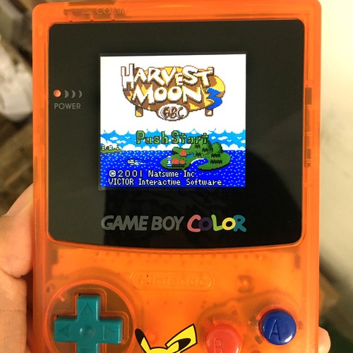 Retrofit Game Boy Color GBC Console With High Light Backlight Back Light LCD - Picture 42 of 63