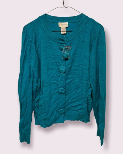 COUNTRY DOOR CARDIGAN SWEATER SIZE 