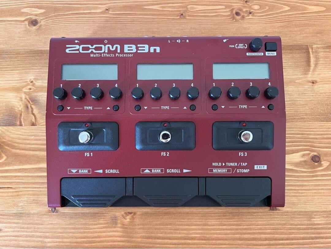 ZOOM B3N Multi Effects Processor Red Good | eBay