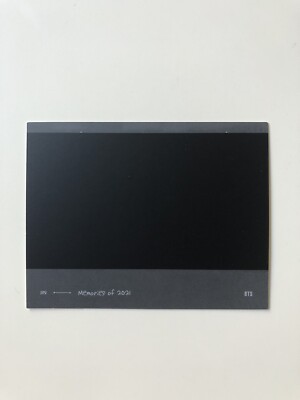K-POP・アジア BTS MEMORIES OF 2021 Blu-ray  JIN BTS Memories 2021 Blu-ray official photo card JUNGKOOK M JIN SUGA