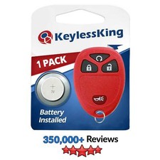 Keyless Entry Remote Car Key Fob Control For Ouc60270 15913421 M3n5wy8109 Red