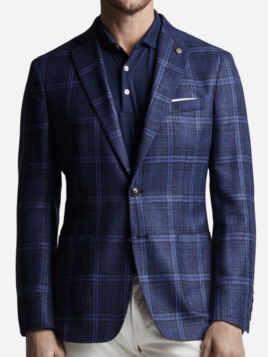 【PORTERNA】Raff Falls Blazer Off-White Ponte Knit Oversized Blazer | Ripley Rader