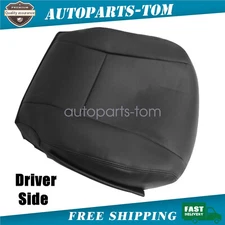 Driver Side Bottom Perforated Leather Seat Cover Black For 2007-2012 Lexus LS460