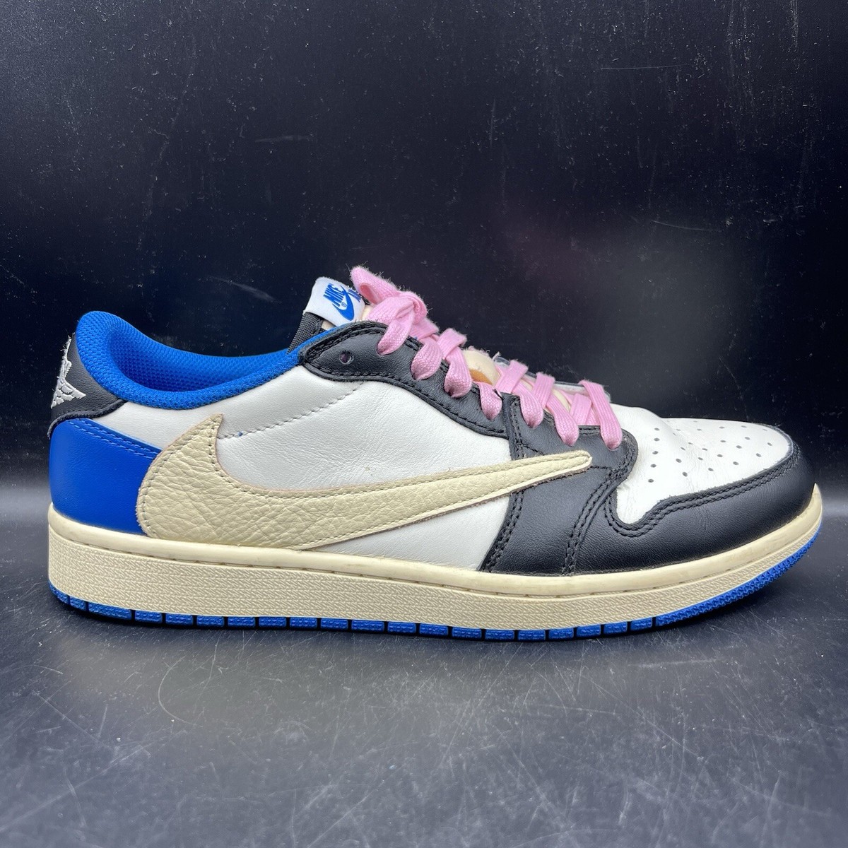 Jordan 1 Retro x Fragment Design x Travis Scott Low Blue Jordan 1 Retro x Fragment Design x Travis Scott Low Blue