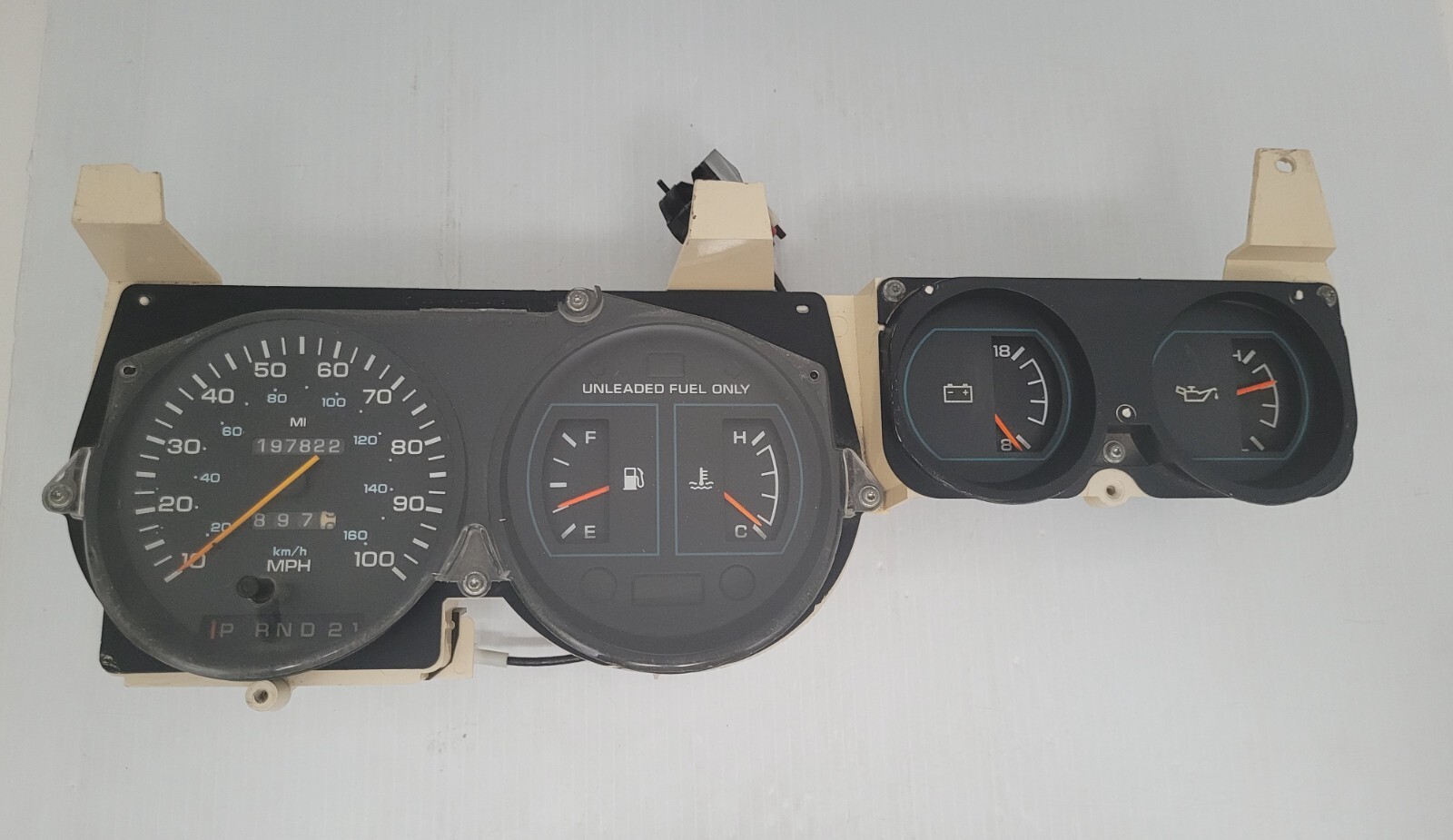 90 - 94 Dodge Van 250 Series Speedometer Gauge Instrument Cluster 