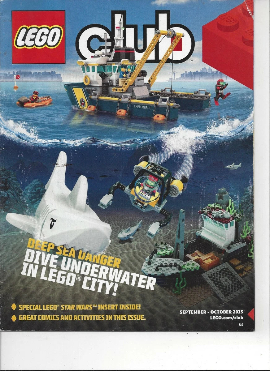 LEGO CLUB Magazine September October 2015 Lego City |