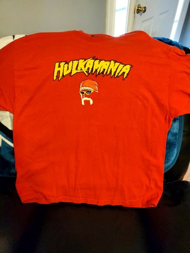 Vintage WWE Hulk Hogan Hulkamania Shirt 