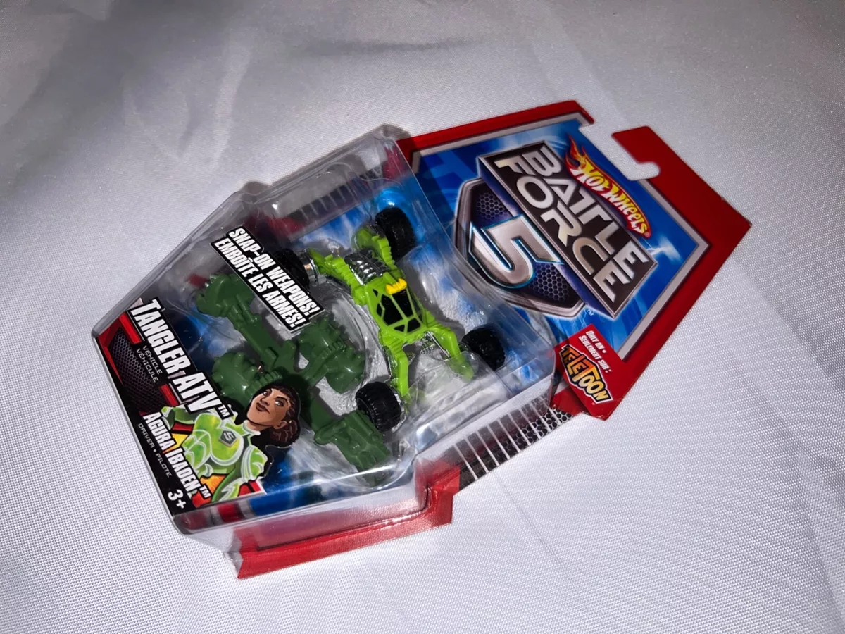 Hot Wheels Battle Force 5 Tangler ATV Vehicle Agura Ibaden Driver