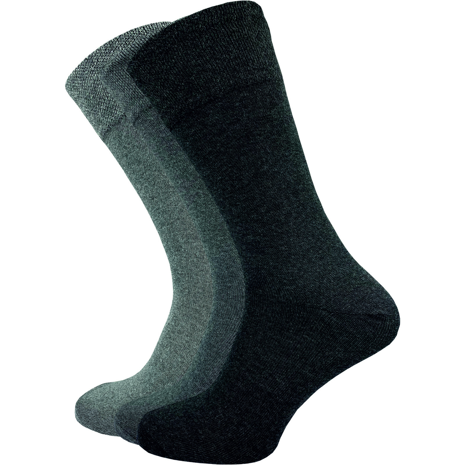 12 Paar Herren Socken Business Baumwolle Strümpfe schwarz Ansicht 3