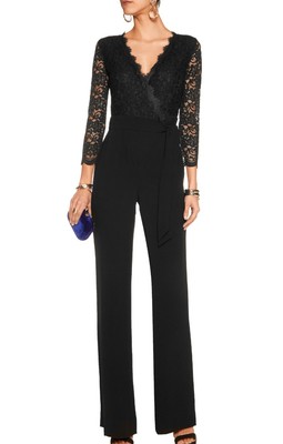 dvf wrap jumpsuit