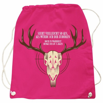 Baumwoll-Rucksack Mit Spruch – Ca. 12 Liter, 100% Baumwolle, Vielseitig Für Freizeit & Alltag