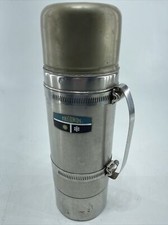 Vintage Stainless Steel THERMOS Vacuum Bottle Model 2460S Quart Made In USA
