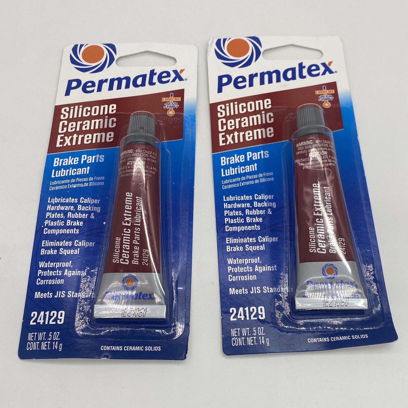 2 Permatex 24129 Silicone Extreme Brake Parts Lubricant, 0.5 fl. oz
