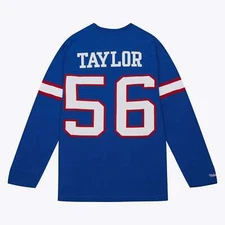 Mens Mitchell & Ness NFL N&N LS TEE GIANTS 1986 LAWRENCE TAYLOR