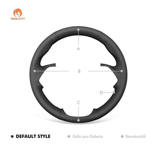 DIY Stitch PU Leather Steering Wheel Cover for Toyota Prius 4 Prius Prime Mirai - Picture 9 of 10