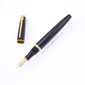 Caran-dAche Geneva Collection Lacquer Black NIB 18K gold M [6193]