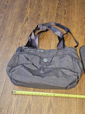 Brown Cheetah Print Baggallini Diaper Bag And Pad